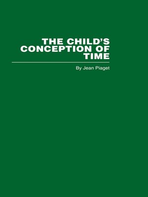 cover image of The Child's Conception of Time